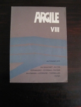 ARGILE. Numéro VIII. Automne 1975. Maeght éditeur, Paris.