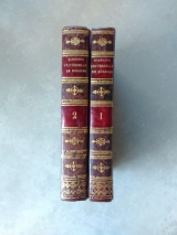 BOSSUET, Jacques-Bénigne. Discours sur l\'histoire universelle. Nouvelle édition augmentée d\'une quatrième partie. À Toulouse, de l\'Imprimerie de P. Vieussieux, 1822. Deux tomes en deux volumes reliés