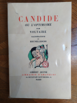 VOLTAIRE. BRUNELLESCHI, Umberto (illus.) Candide ou l\'optimisme. Paris, Librairie d\'amateurs Gibert Jeune, 1952. Broché.