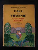 BERNARDIN DE SAINT-PIERRE. CHARAVEL, Paul (illus) Paul et Virginie. Nilsson, Paris, 1928. Avec des aquarelles originales.