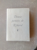 RIVAROL (Antoine de). Douze pensées de Rivarol. GLM, 1968