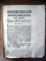 Collectif. Proclamation du roi Louis XVI datée du 14 mars 1792. Imprimerie royale (Carcassonne)
