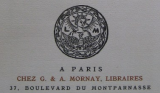 Librairie G. et A. Mornay