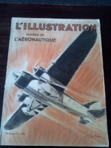 Collectif. Baschet, R. (dir.) L\'Illustration, Numéro de l\'aéronautique. numéro spécial du 19 novembre 1932. Couverture de Géo Ham. In-folio broché.