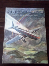 Collectif. Baschet, R. (dir.) L\'Illustration, Numéro de l\'aéronautique. numéro spécial du 17 novembre 1934. Couverture de Geo Ham. In-folio broché.