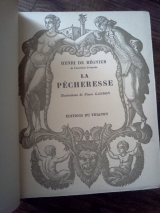 Régnier, Henri (de). Gandon, Pierre (ill.). La Pécheresse. Paris, Éditions du Trianon. 1931. Relié.