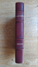 HUYSMANS, Joris-Karl. Certains : G. Moreau - Degas - Chéret - Whistler - Rops - Le Monstre - Le Fer, etc. Tresse & Stock, Paris, 1889. Première édition reliée