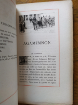 Eschyle. Pierron, Alexis (trad.) Rochegrosse (ill.) L\'Orestie. Jouaust, Librairie des Bibliophiles, Paris, 1889. Relié. eaux-fortes