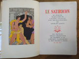 Pétrone. Lepape, Georges (ill.) Satiricon. Paris, Émile Chamontin, 1941