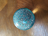 Sulfur ancien Millefiori de Murano (de couleur bleue)