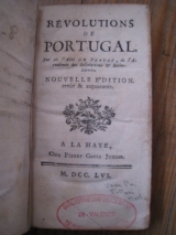 VERTOT (L\'Abbé de) Révolutions de Portugal. Nouvelle édition revûe et augmentée. A La Haye, chez Pierre Gosse Junior, M. DCC. LVI. (1756)