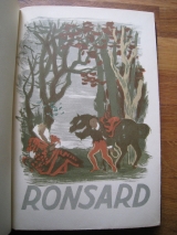 RONSARD, Pierre (de) ; FONTANAROSA (ill.) Amours, odes, chansons. Paris, La Bonne Compagnie, 1949. Relié.