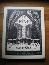 ZOLA, Émile. FAURE, Gabrielle (ill.) Le rêve. Paris, Éditions André, 1924. In-8 broché.