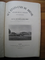 DE SANTA-ANNA NERY, F.-J. Aux États-Unis Du Brésil. Voyage De M. T. Durand. Paris, Librairie Ch. Delagrave, n. d. Relié et illustré.