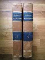 GIRAUD, Pierre-François Félix Joseph, Beautés de l\'histoire germanique ou Époques et Faits mémorables de l\'histoire des royaumes... Paris, À la librairie d\'Éducation, 1817. Reliure de l\'époque.