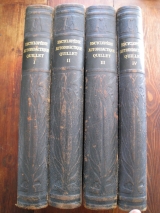 Collectif. Encyclopédie autodidactique Quillet (par un comité d\'universitaires). Paris, Librairie Aristide Quillet, 1949. 4 volumes reliés.