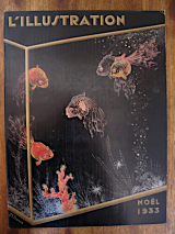 Collectif. L\'Illustration. numéro spécial de noël (2 décembre 1933). 5 compositions d\'Erté, illustrations couleurs par A. E. Marty.