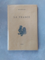 MICHELET, Jules. La France. Compagnie française des arts graphiques Paris, 1945