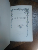 MOREAU, Hégesippe. Le Myosotis. Petits contes et petits vers. Libraire L. Conquet, Paris, 1893. Relié