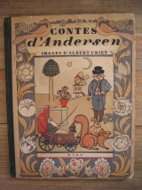 ANDERSEN (d\'après) URIET, Albert (illus.). Contes d\'Andersen. Tours, Alfred Mame, 1950. Cartonnage in-4.