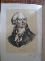 DES JARDINS, Joffrin. Vie de Danton. Épisode de la révolution de 1793. P. Martinon, Paris, 1851. Relié.