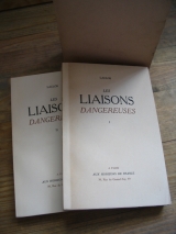 CHODERLOS DE LACLOS, Pierre. Les Liaisons dangereuses ou lettres recueillies dans une société… Paris, Horizons de France, 1946. 2 vol. Gravures.