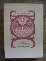 HUYSMANS, Joris-Karl. CHAPRONT, Henry (ill.) Là-bas. Paris, La Connaissance, 1924. Broché illustré Art Déco.