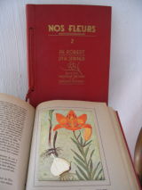 SPINNER, Henri. ROBERT, Philippe (ill.) Nos fleurs. Berne, Suchard S.A., 1934-1937.