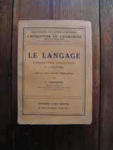 VENDRYES J. Le langage. Paris, Albin Michel, 1950.