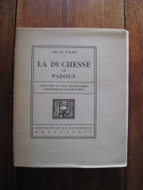 WILDE, Oscar. Martin, Charles (ill.). La duchesse de padoue. Paris, Éditions de la Banderole. 1926.