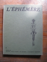 L\'Éphémère n°8, hiver 1968, éditions de la fondation Maeght, Paris. Artaud, Celan, Dupin, Du Bouchet, Giacometti, Quignard.